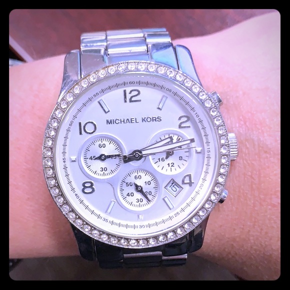 MICHAEL Michael Kors Accessories - Michael Kors Silver Womens Watch MK5083